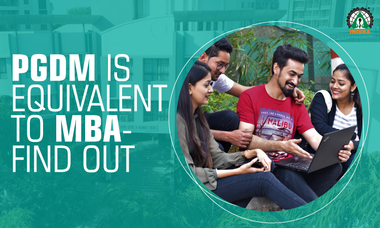 PGDM Is Equivalent to MBA- Find Out